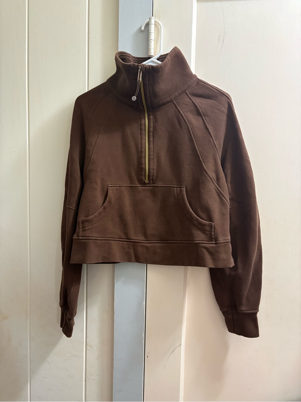EUC Lululemon Scuba Oversized Funnel Neck Half Zip